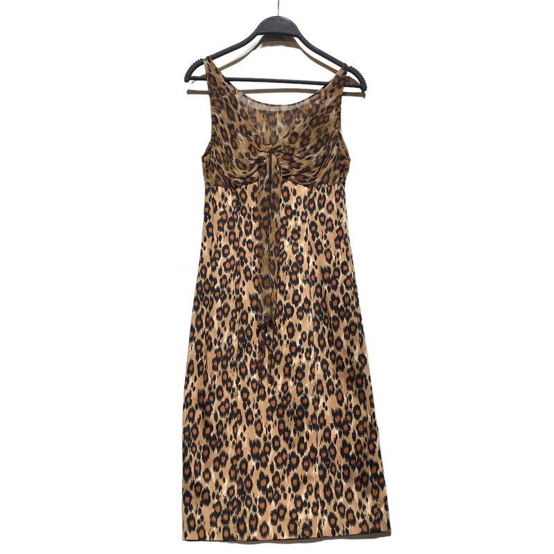 MOSCHINO JEANS//Dress/S/MLT/Cotton/Animal Pattern