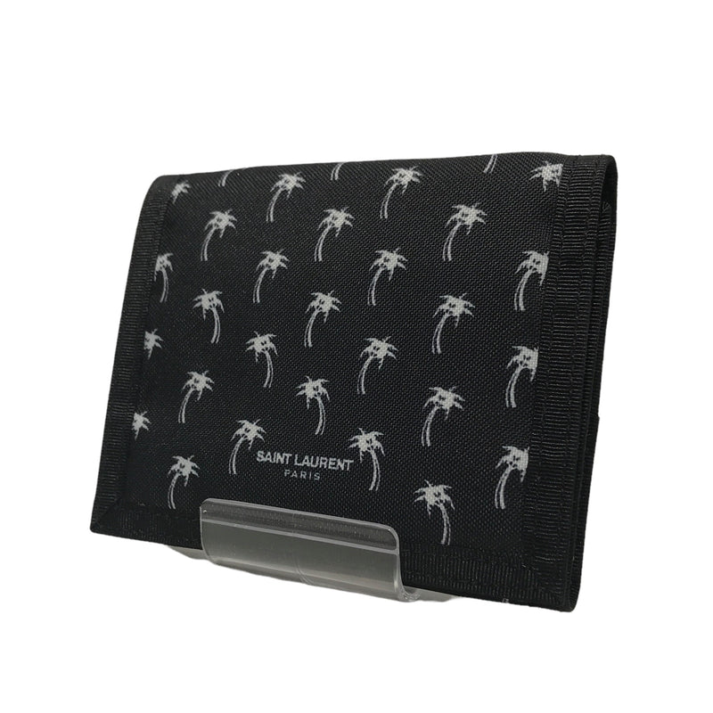 SAINT LAURENT//Accessories//BLK/Polyester/All Over Print