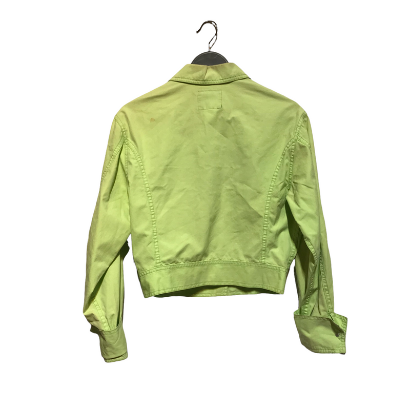 VERSACE JEANS COUTURE/VINTAGE/Jacket/XS/GRN/Cotton/Plain