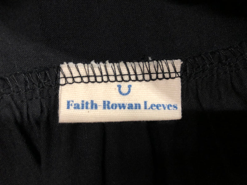 faith-rowan leeves/Tunic Dress/Cotton/BLK