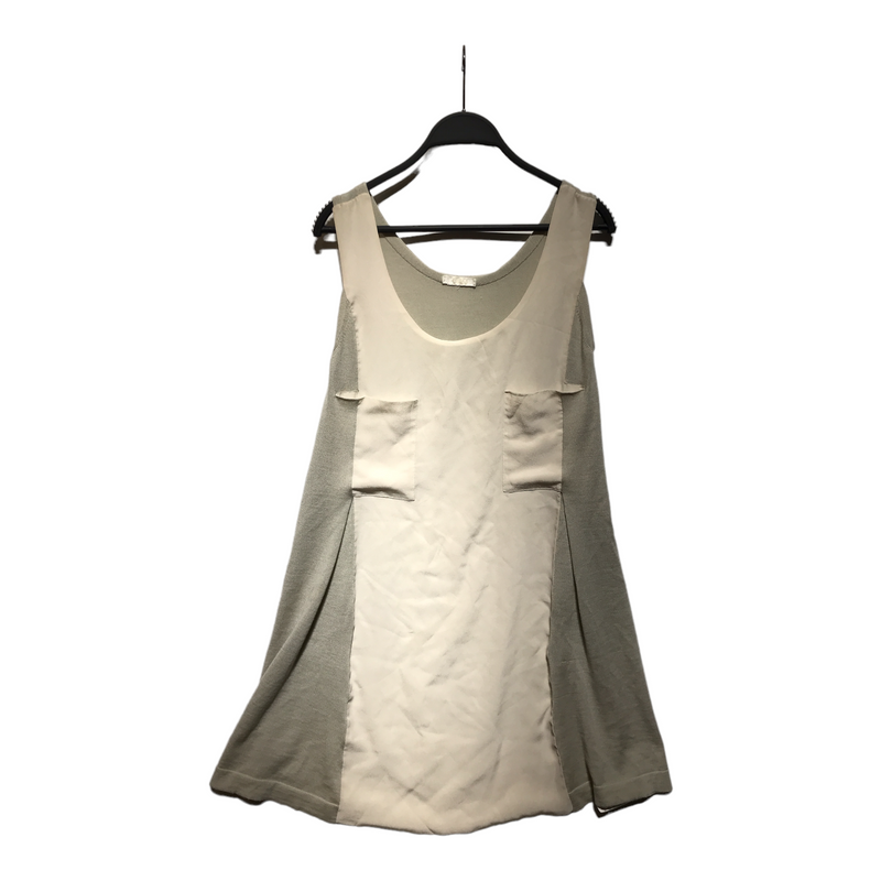 Chloe/Tunic Dress/XS/Cashmere/WHT/Double Pocket