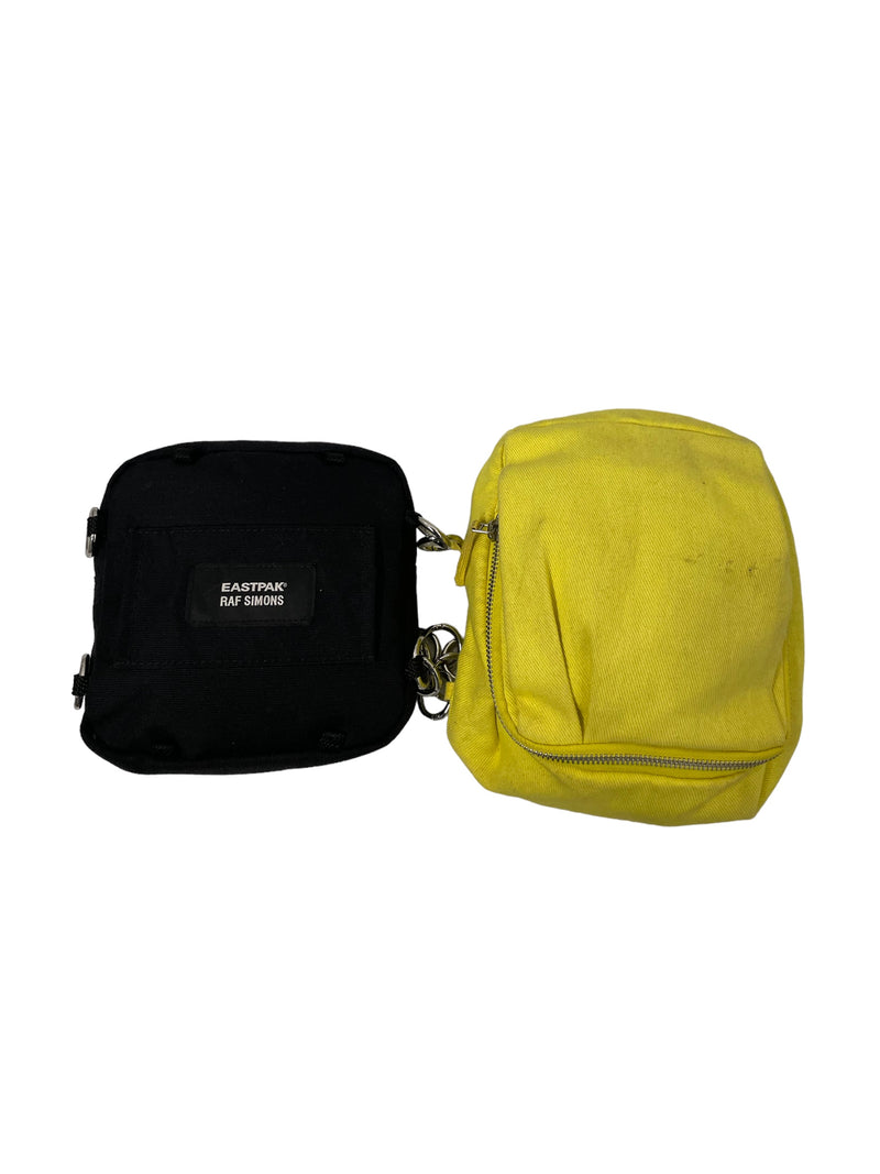 RAF SIMONS/EASTPAK//Cross Body Bag/--/Plain/Nylon/YEL/M [Designers] Essentials/