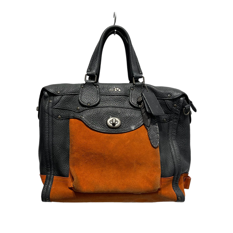 COACH/Cross Body Bag/Leather/BLK